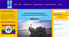 Desktop Screenshot of donheights.ca