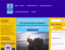 Tablet Screenshot of donheights.ca